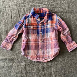Baby Gap 18-24 month flannel plaid shirt